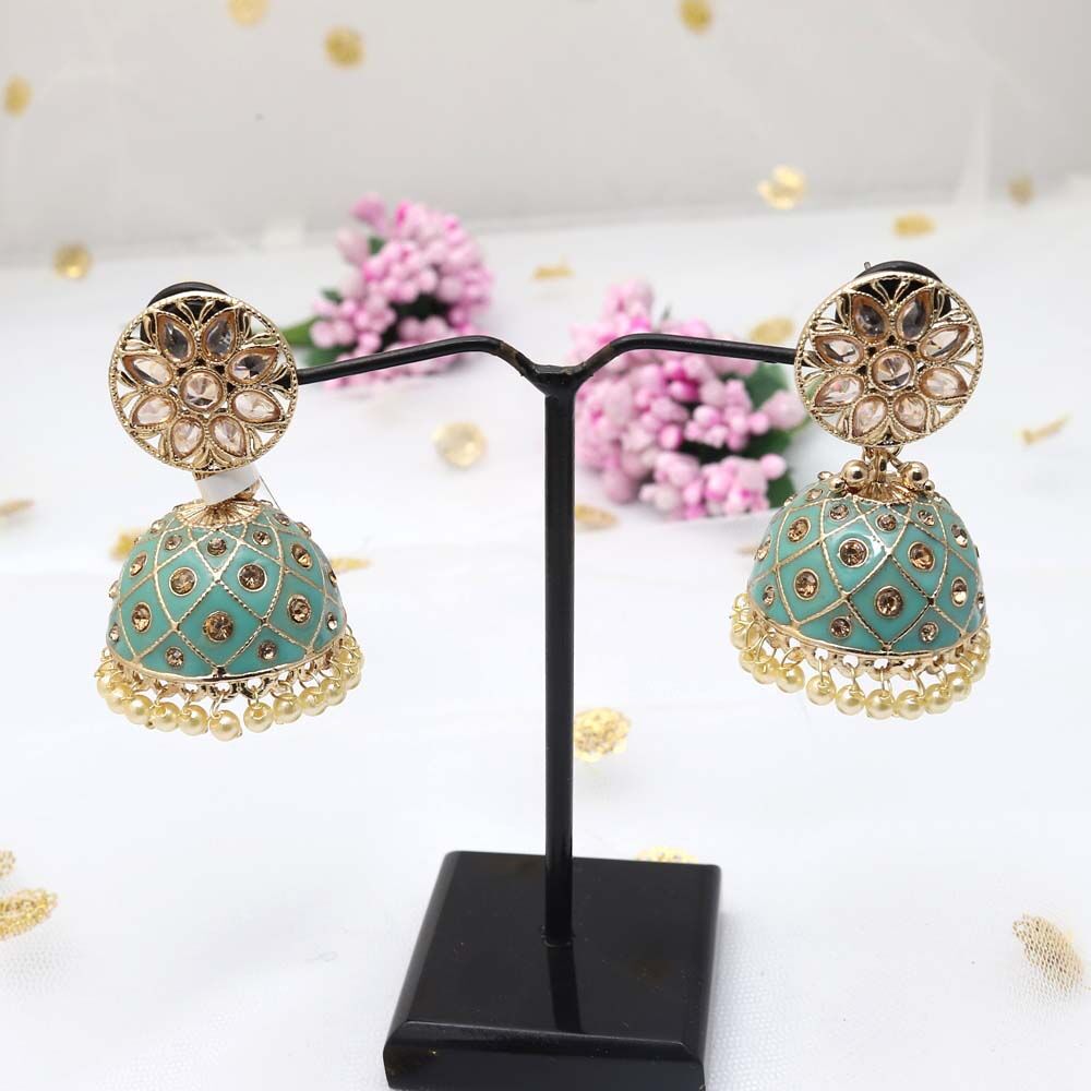 Runway Fashions | Meenakari jhumki