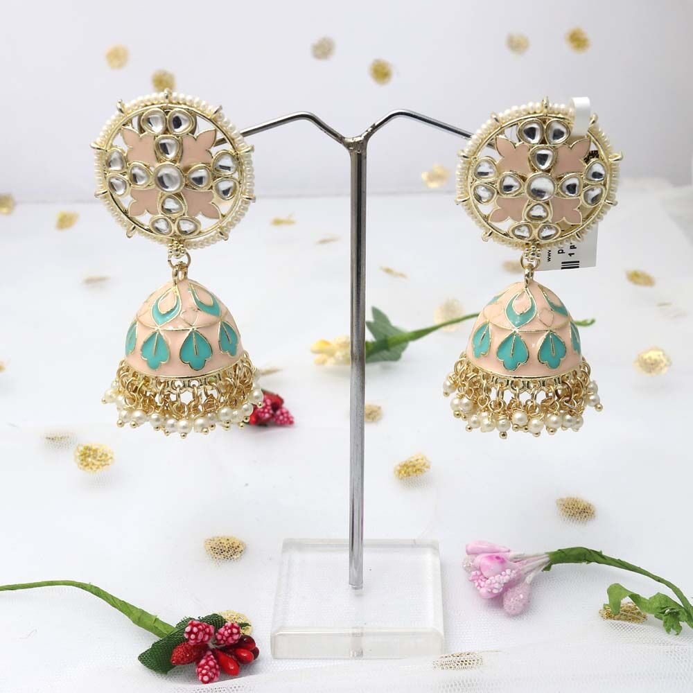 Runway Fashions | Meenakari Jhumka