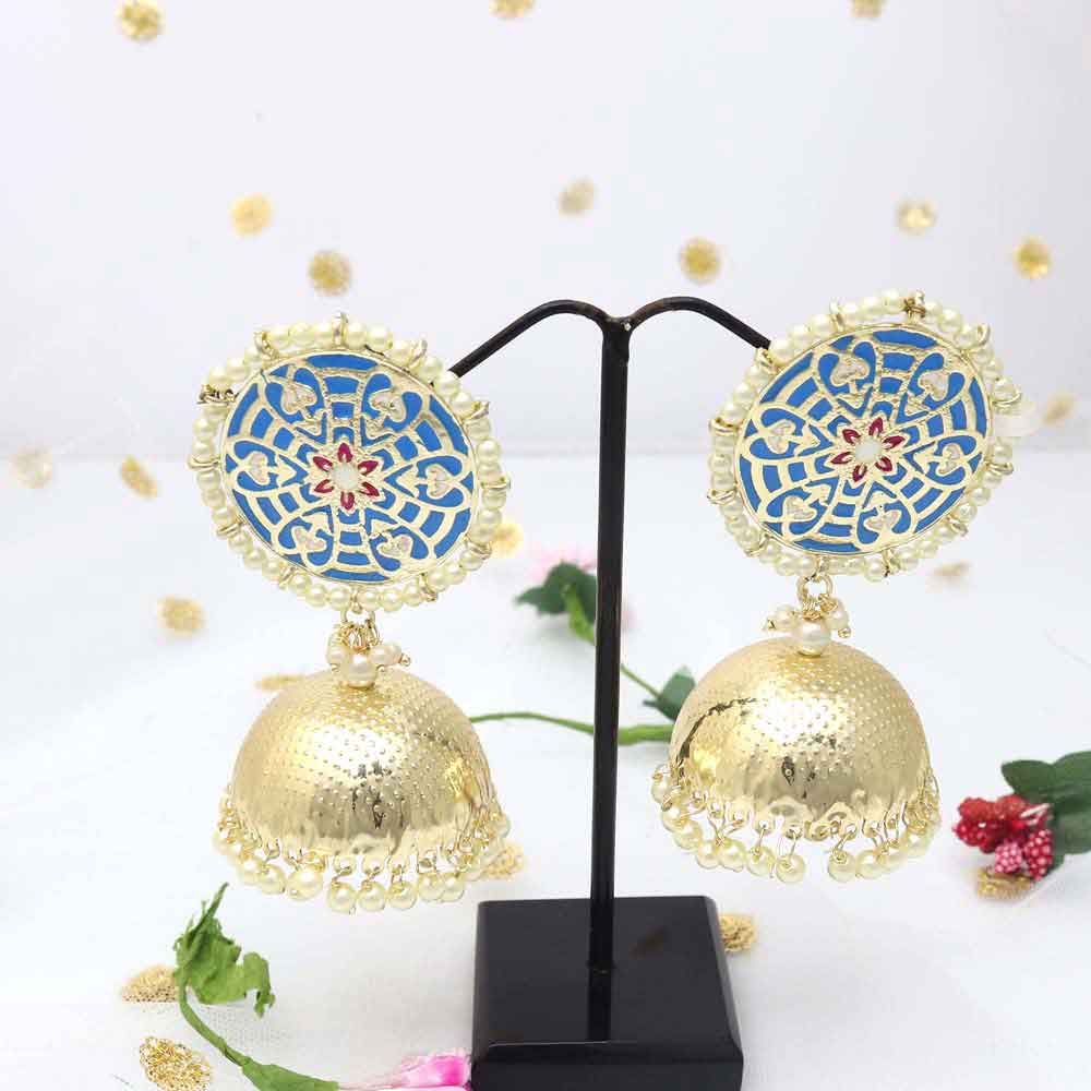 Runway Fashions | Oversized Earrings Jhumka